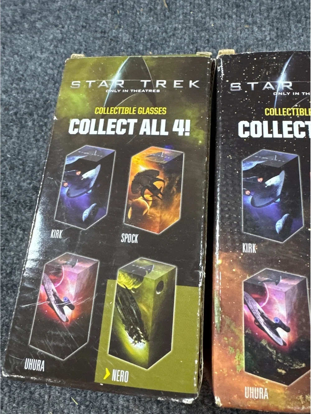 Star Trek Collector All 4 Collectible Set Lot of 4 Kirk Spock Scotty McCoy